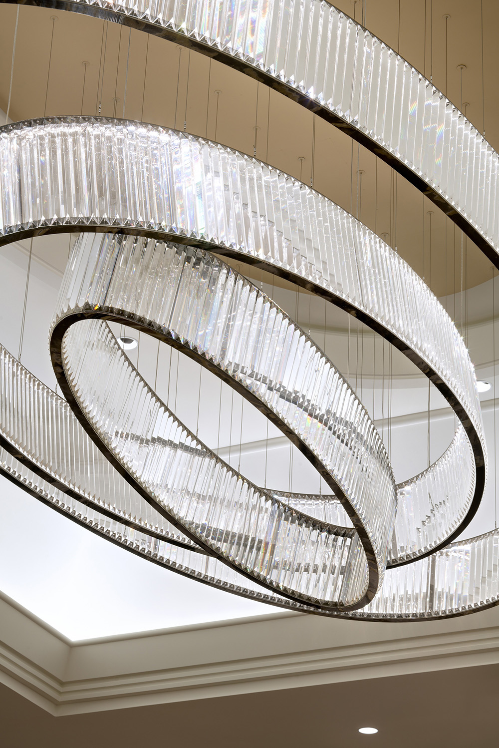 High Quality Round Luxury Classic Crystal Chandelier Ceiling Light Hotel Lobby