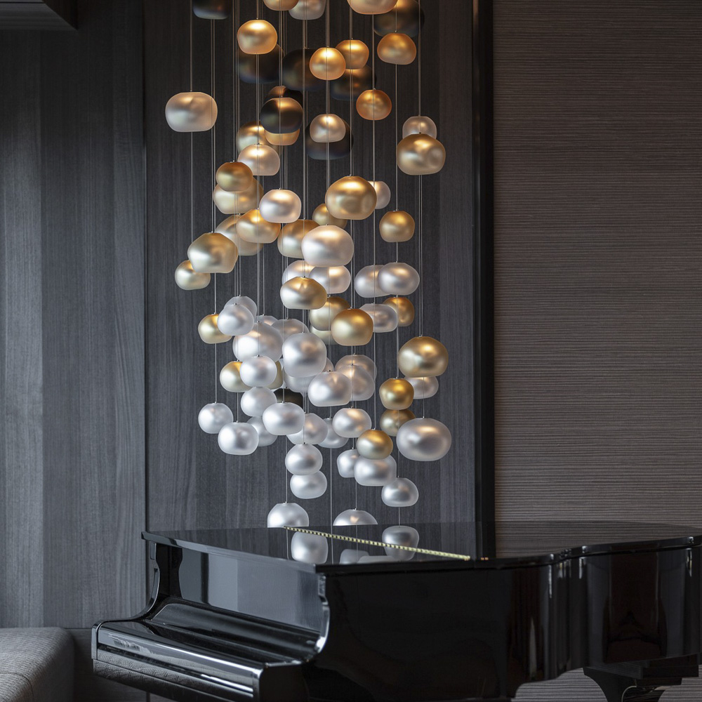 Globle Murano Glass Hotel Custom Room Luxury Chandelier for Hotel Villa