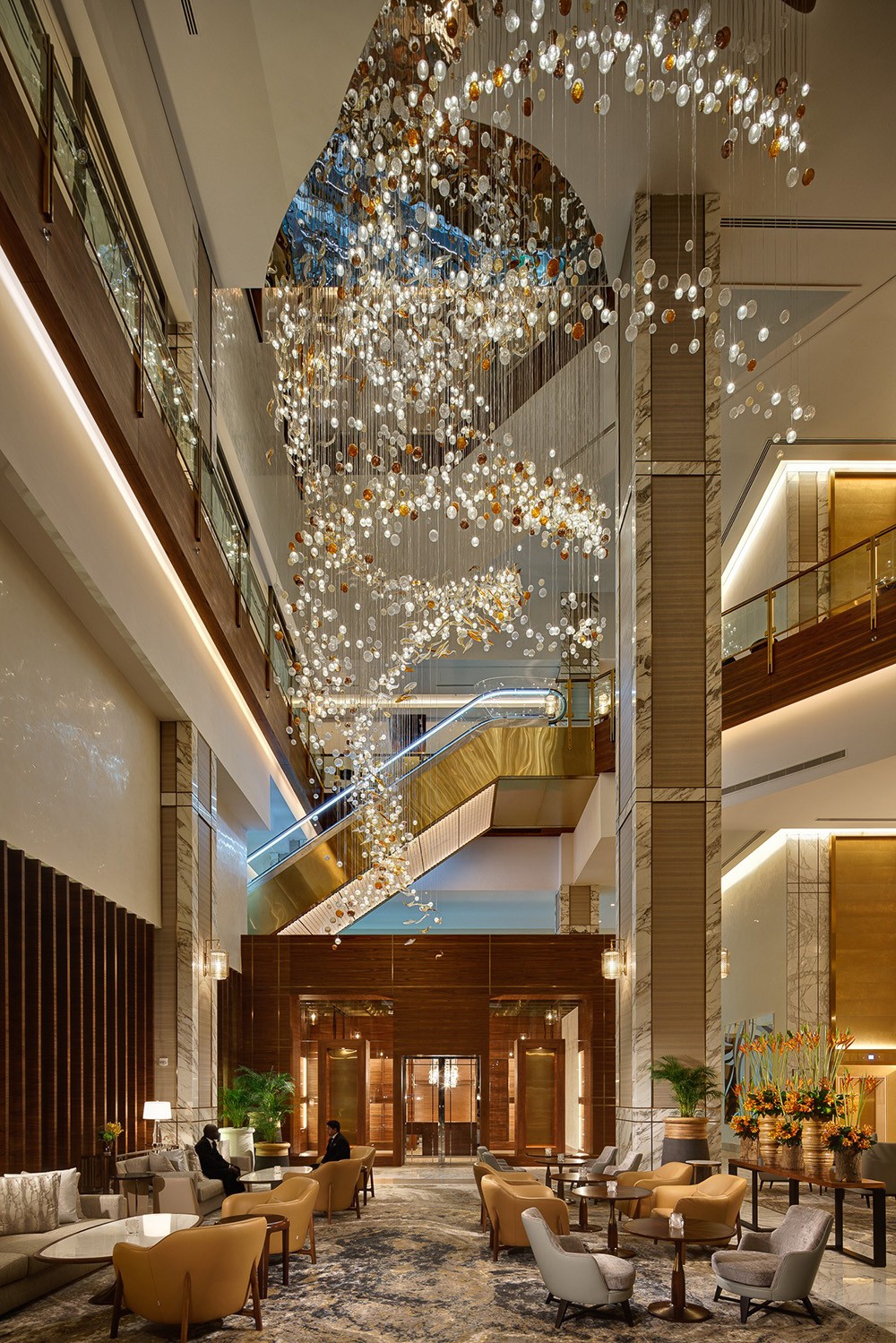 wedding hall decorations chandelier