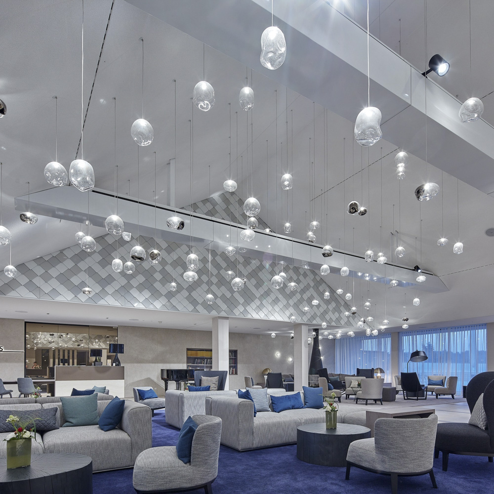 Modern Style Murano Glass New Design Hanging Chandelier for High-end Villa