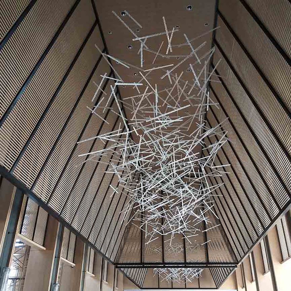 Customized Luxury Villa Hall Hotel Hanging Glass Chandelier Pendant Lamps