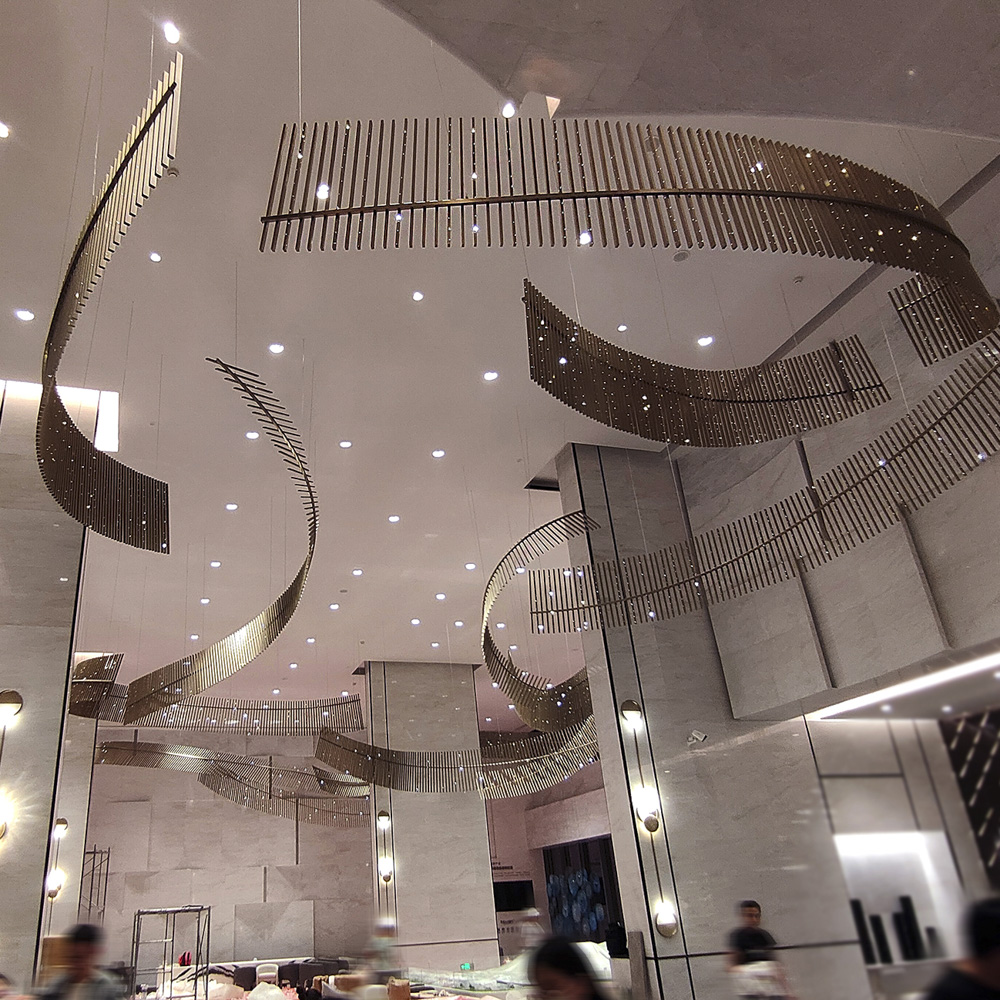 Chandelier Modern Customized Pendant Lamp Hanging Lamps for Hotel Ha llway
