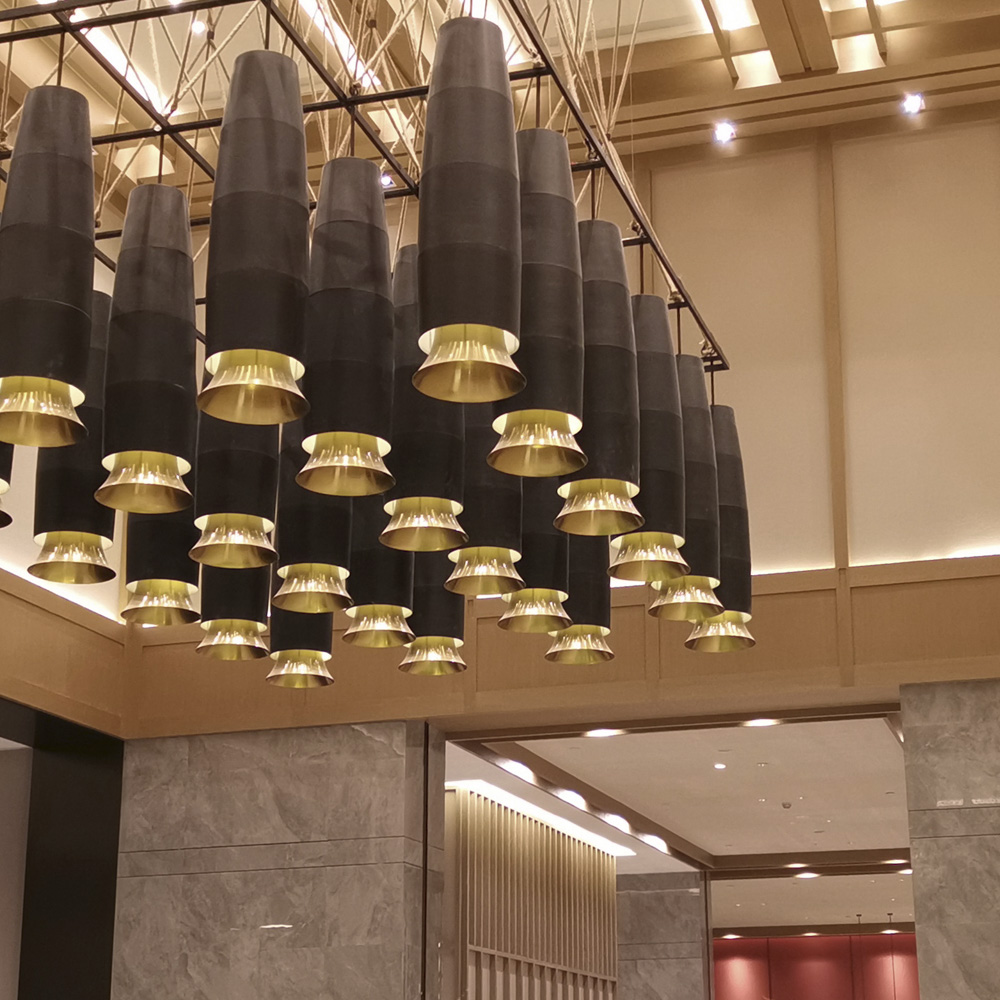 Chandelier Ceiling Mount Large Commercial Chandelier Black for Dinning Room