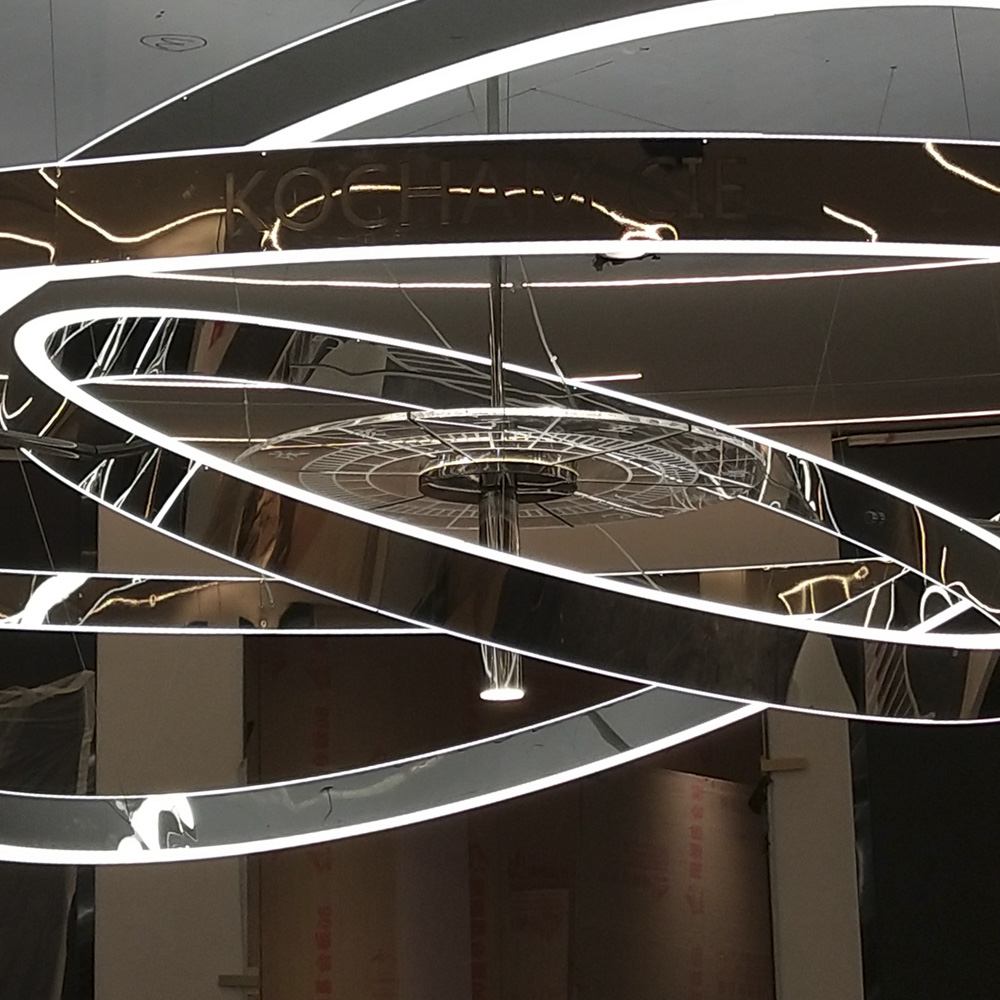Fancy Chandelier Modern Hanging Lights Giant Suspension for Home Dining Room