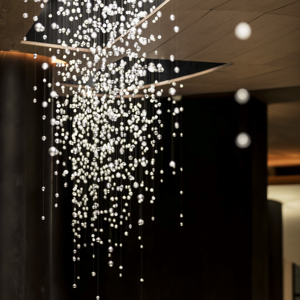 Chandelier Crystal Modern Pendant Lights Luxury Hanging Lamps for Hotel Lobby