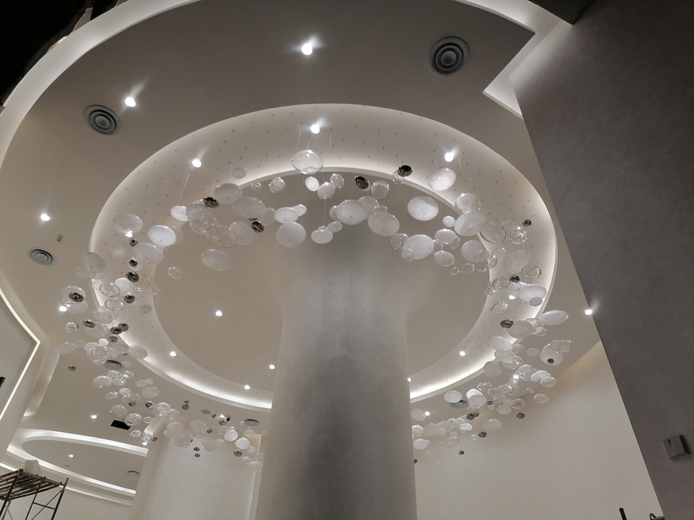 chandelier ceiling light hotel