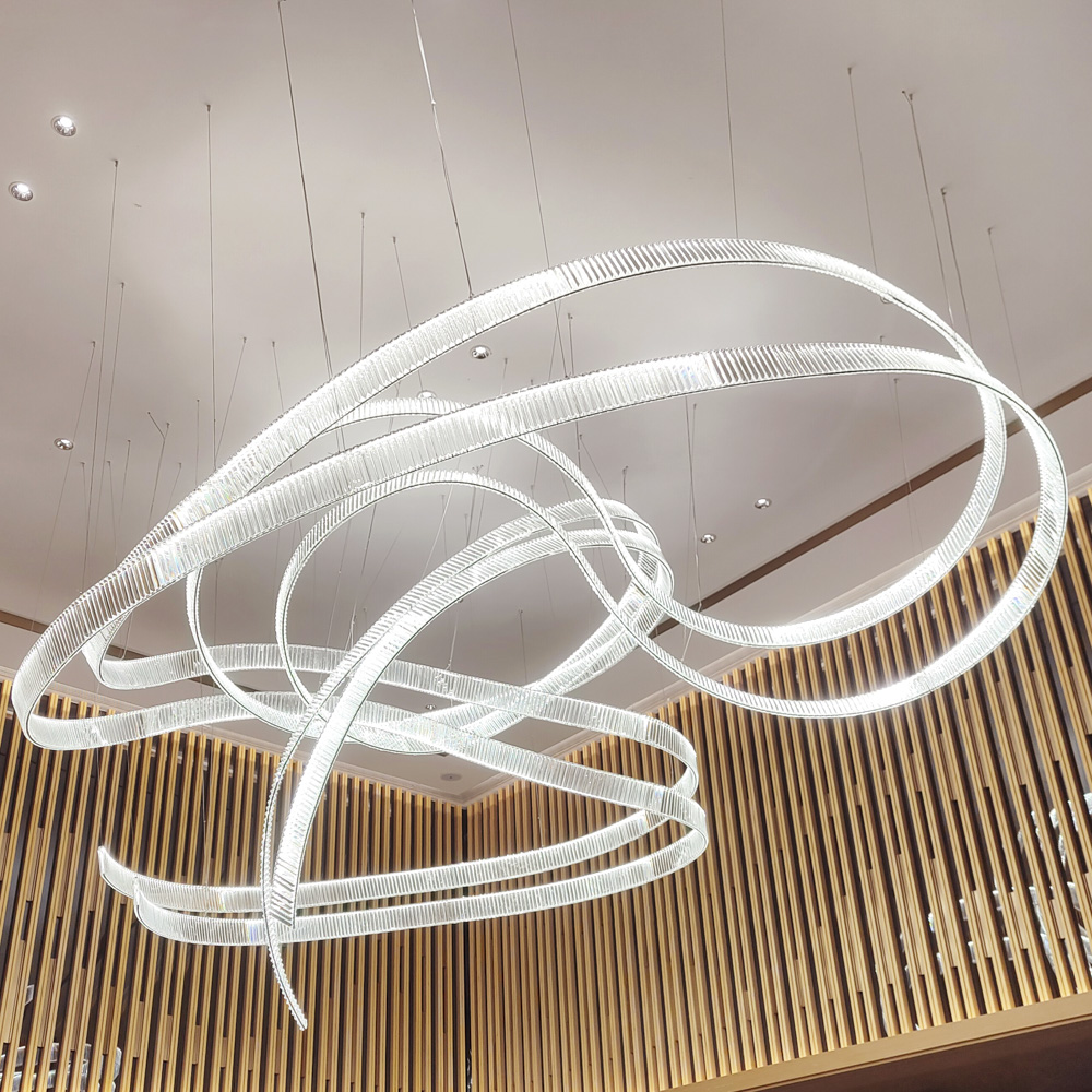 Chandelier Customized Custom Pendant Lighting Long Glass Bubble Dinning Room Chandelier