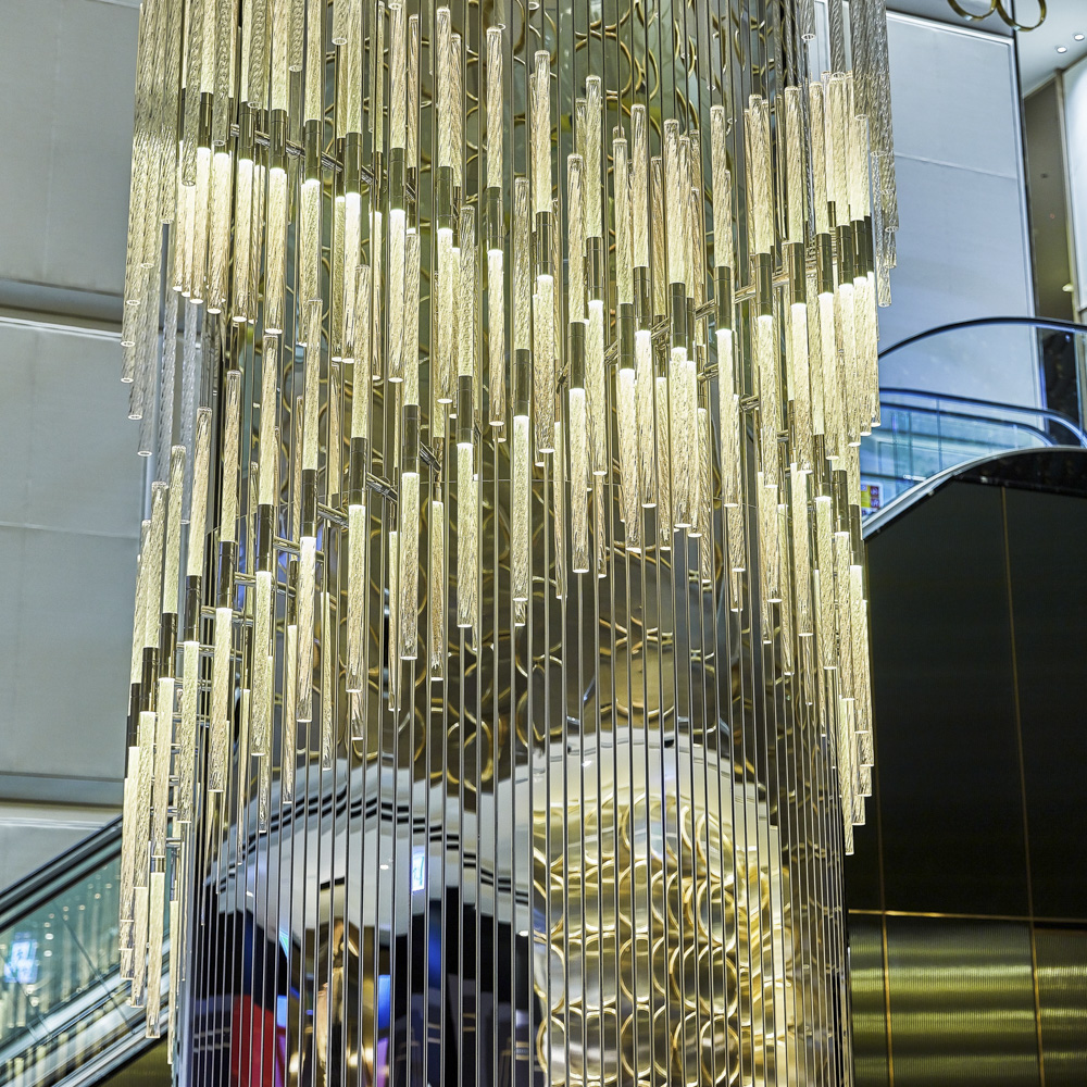 Modern Glass Chandelier Indoor Luxury Customized Modern Pendant Light Chandelier for Hotel