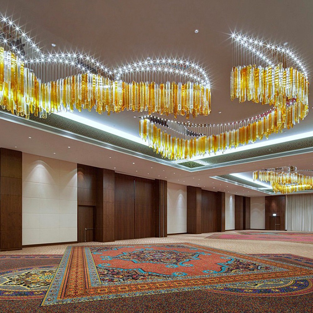 stairwell chandelier