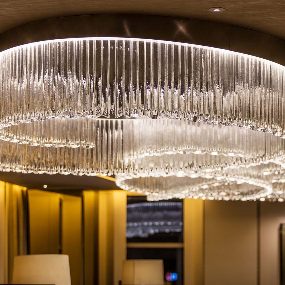 Hotel villa banquet hall high-end customized business hall crystal chandelier
