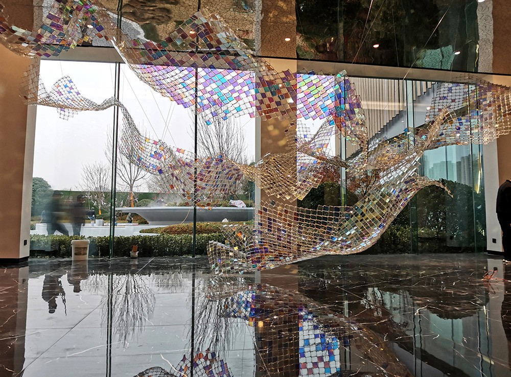Large - scale acrylic artwork