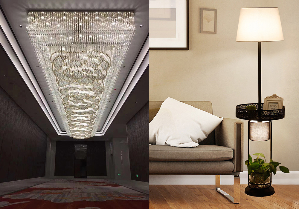 Customized hotel lighting fixtures