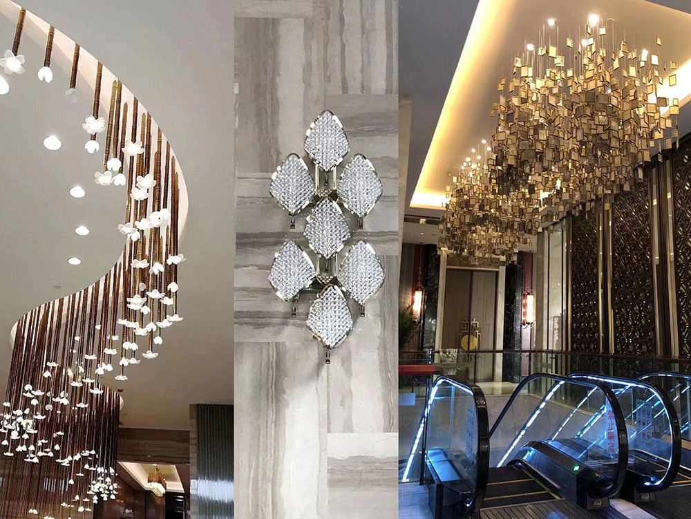 Customized hotel lighting fixtures