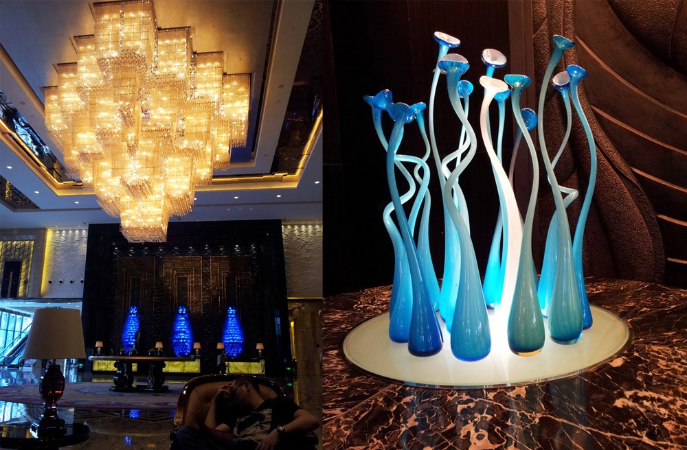 Customized hotel lighting fixtures