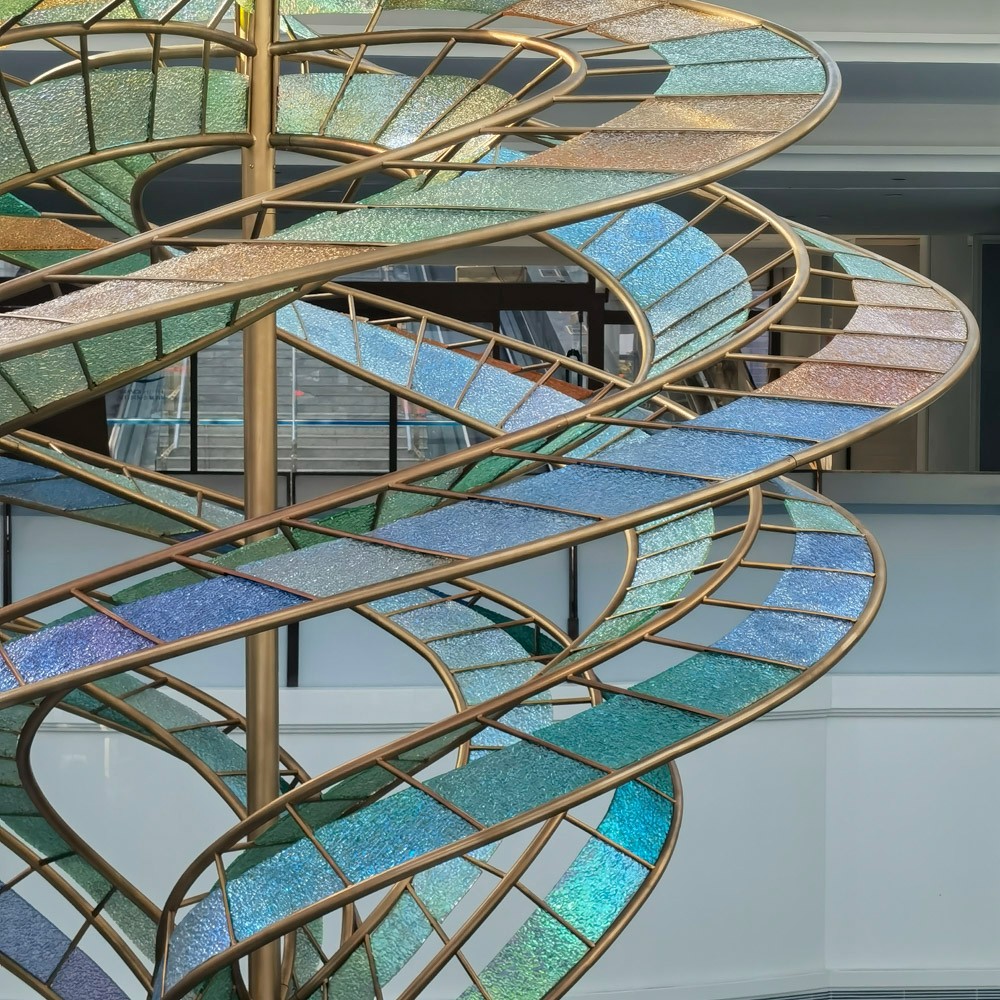 Luxurious chandelier in the hotel Luxurious chandelier in the hotel