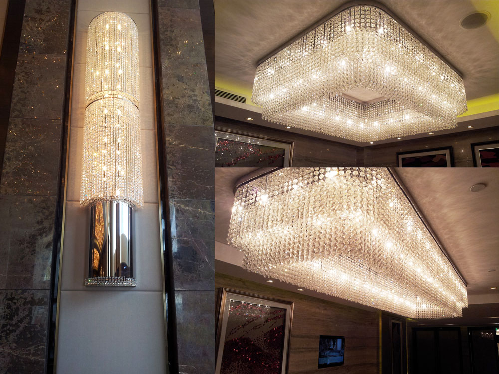 Luxurious chandeliers for hotel villas Luxurious chandeliers for hotel villas