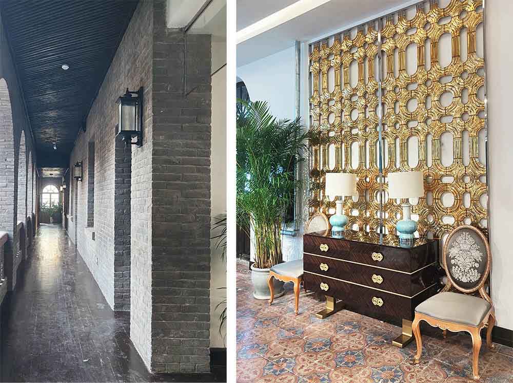 Luxurious crystal chandelier