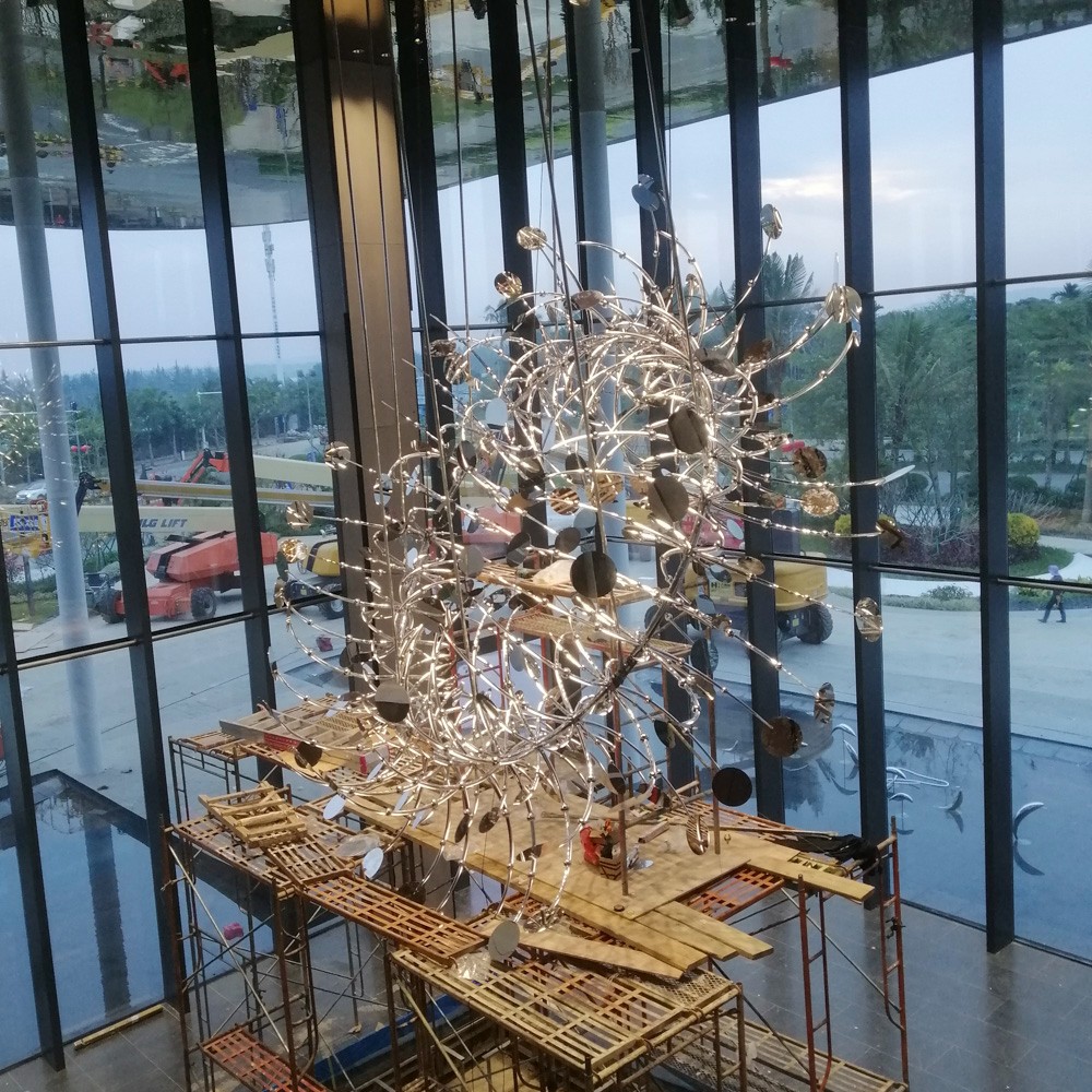 Creative large chandelier