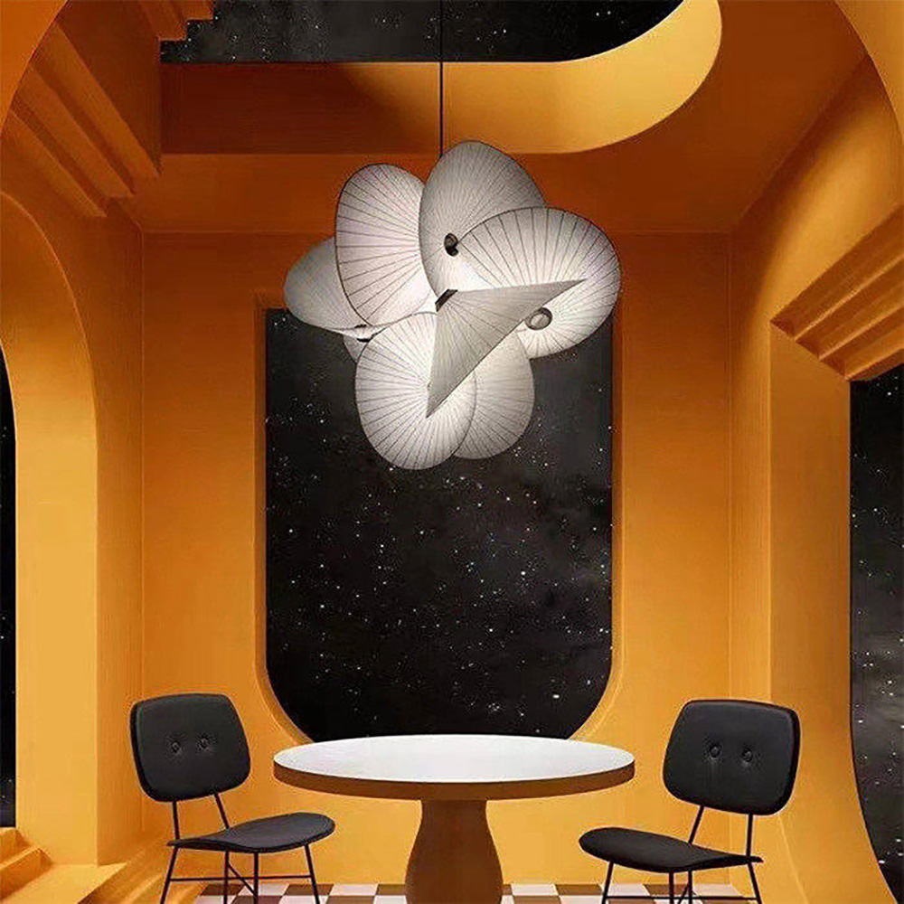 Factory customized flower shape crystal chandelier for villa living room