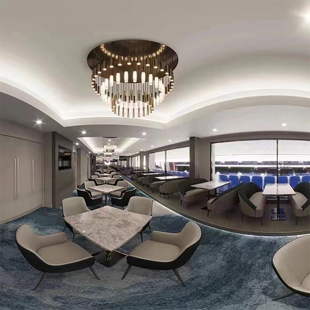 Factory customized flower shape crystal chandelier for villa living room