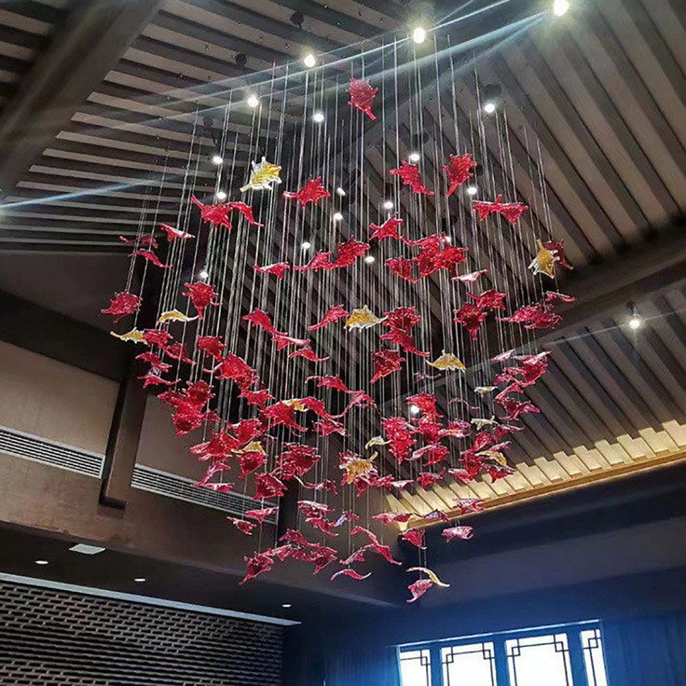 Grand Array - style Square Crystal Chandelier for Hotel & Banquet Hall Decoration