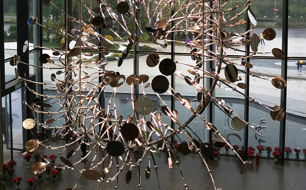 Creative large chandelier