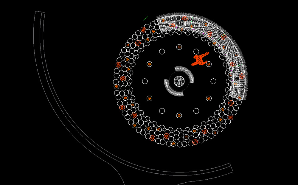 Luxurious acrylic chandelier