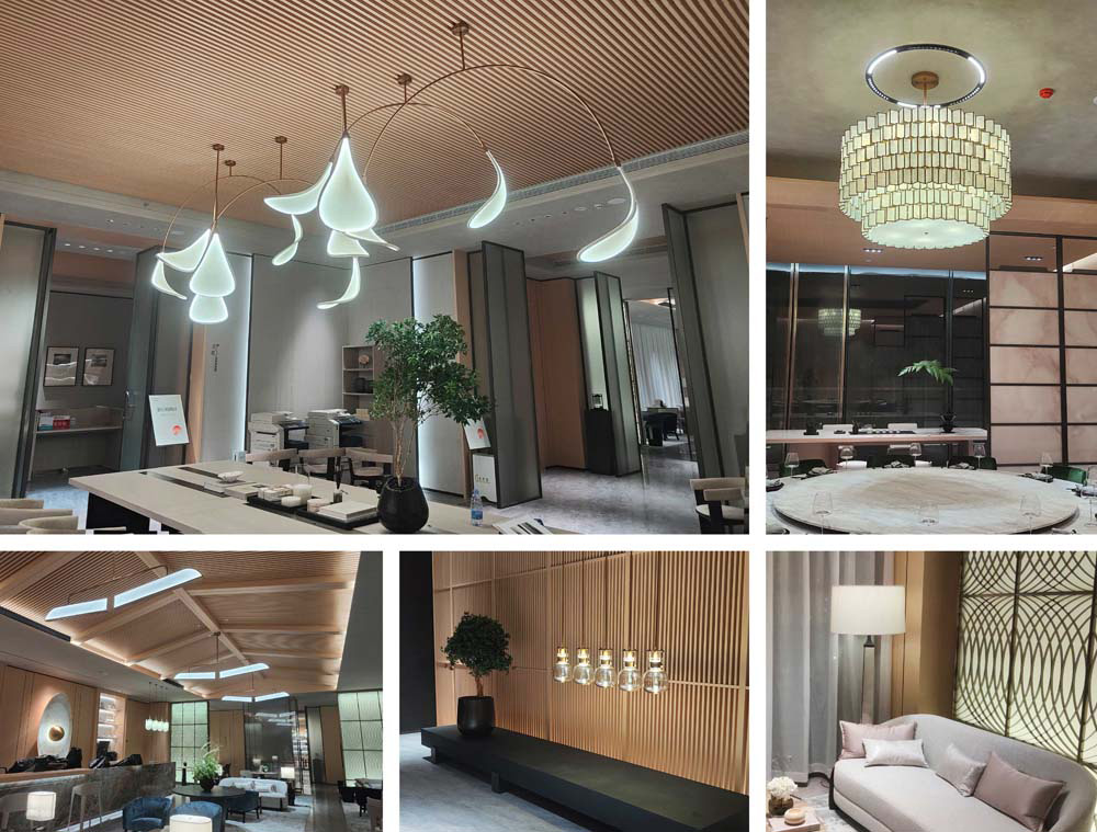 Luxurious crystal custom chandelier