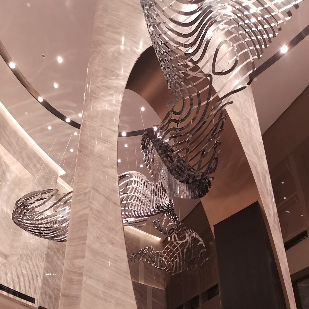 Custom-made chandeliers for hotel villas Custom-made chandeliers for hotel villas