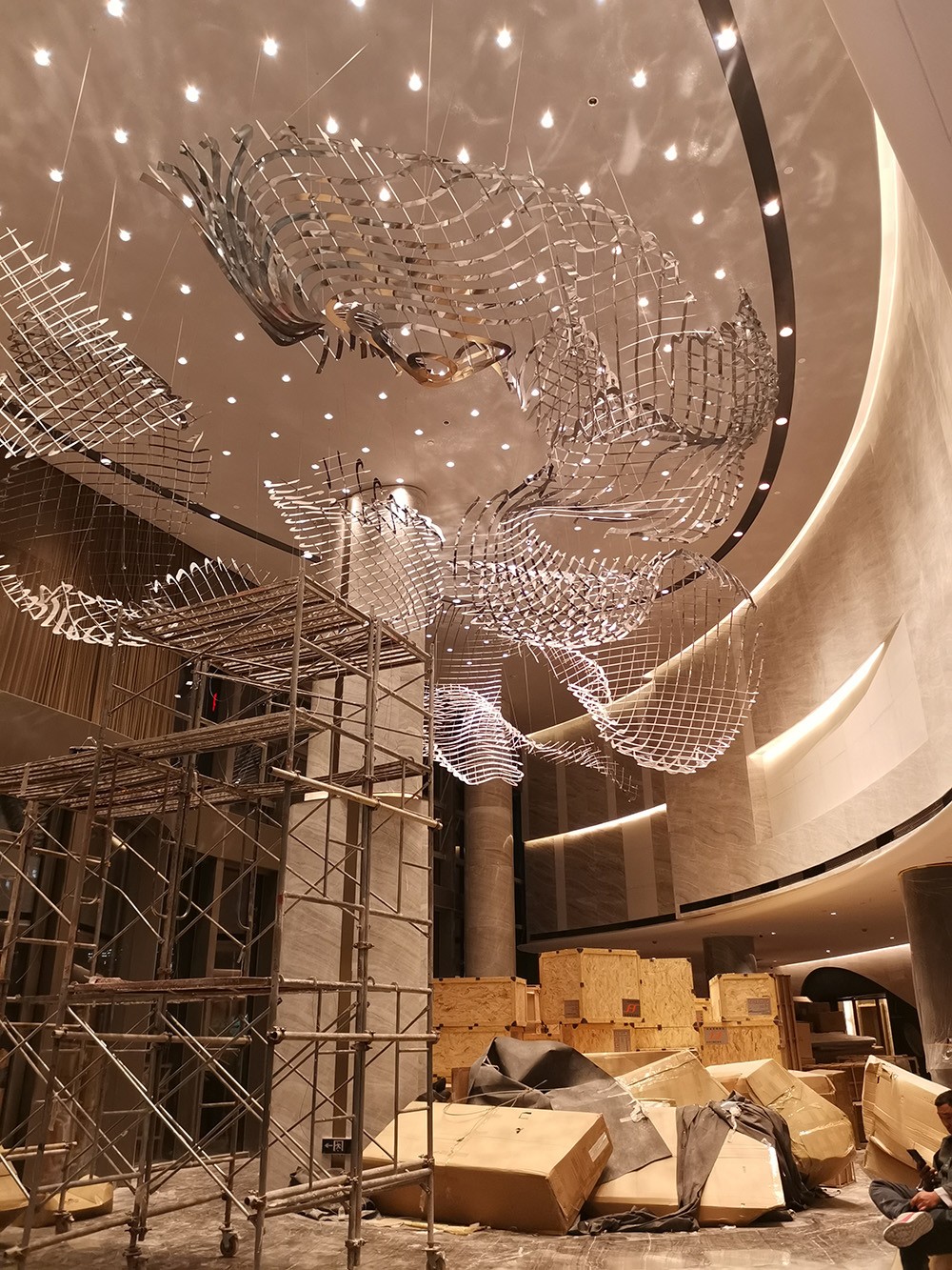 Custom-made chandeliers for hotel villas Custom-made chandeliers for hotel villas