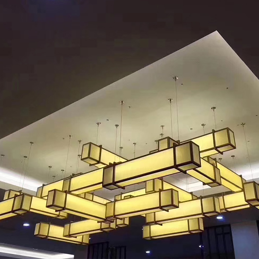 Large-scale custom-made luxury chandeliers for hotels and banquet venues