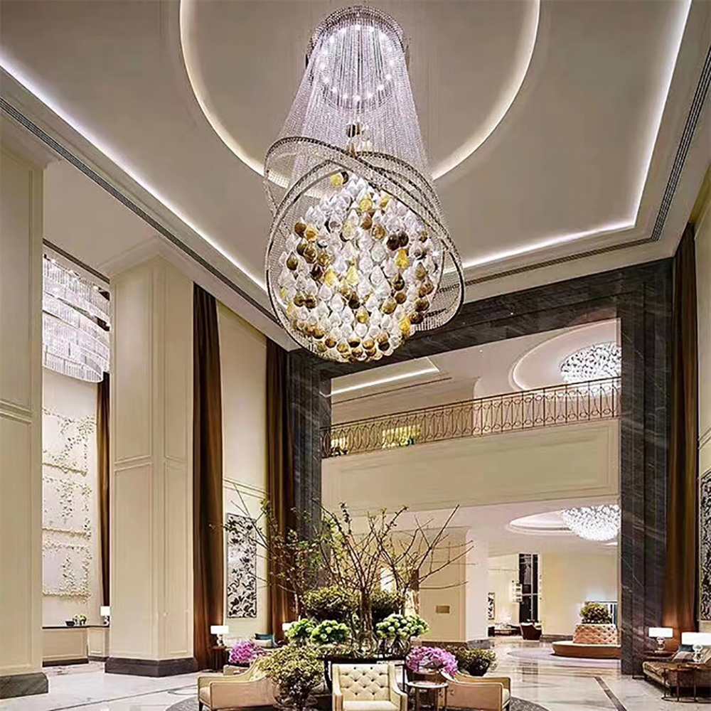 Luxury custom villa engineering chandelier art decoration chandelier