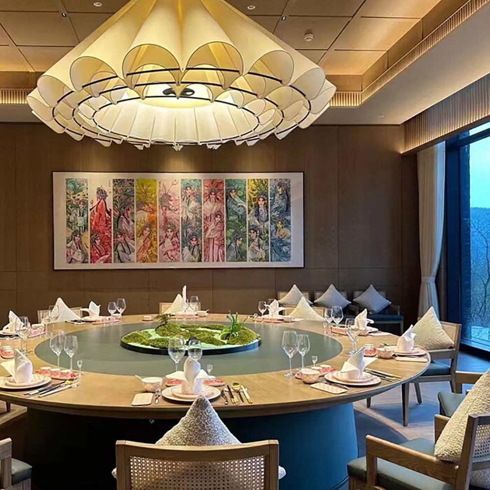 High-end custom large crystal chandeliers for luxury hotel villas