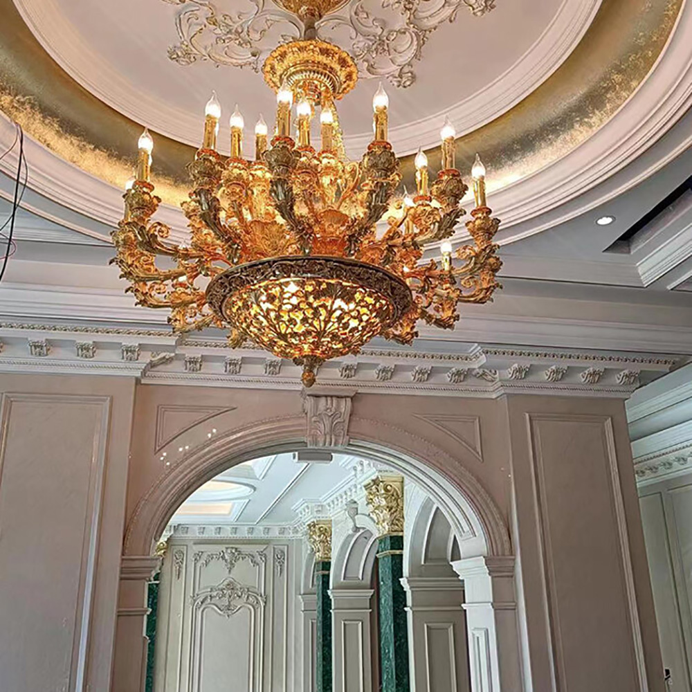 French retro chandelier designer villa decoration chandelier customization