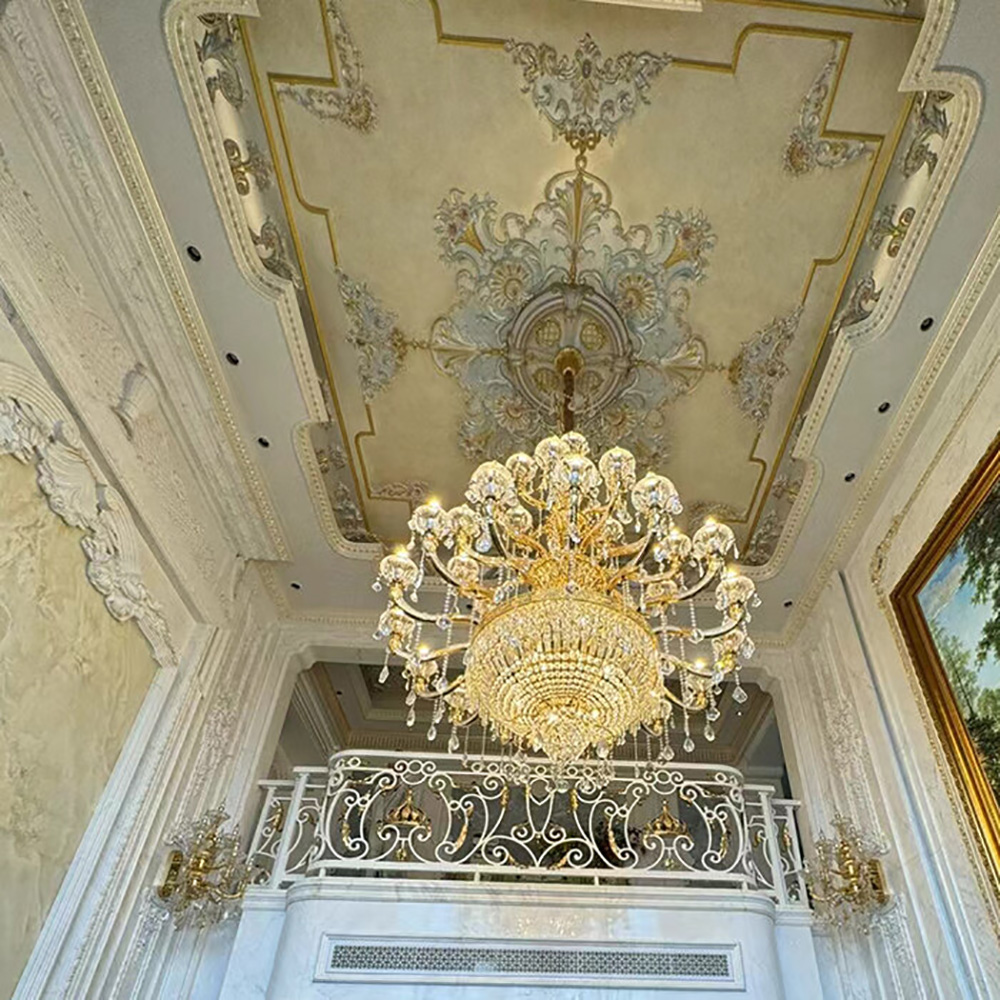 French retro chandelier designer villa decoration chandelier customization