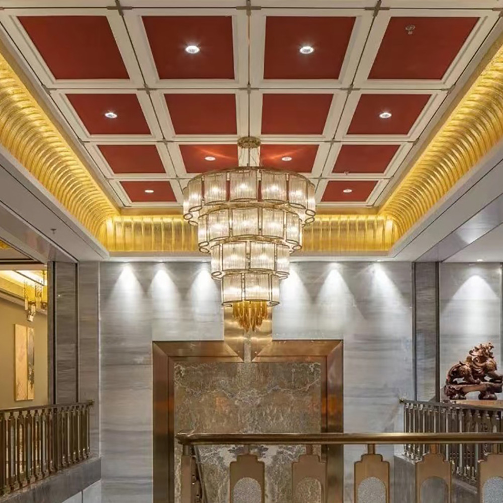 Modern hotel chandelier design professional customization service