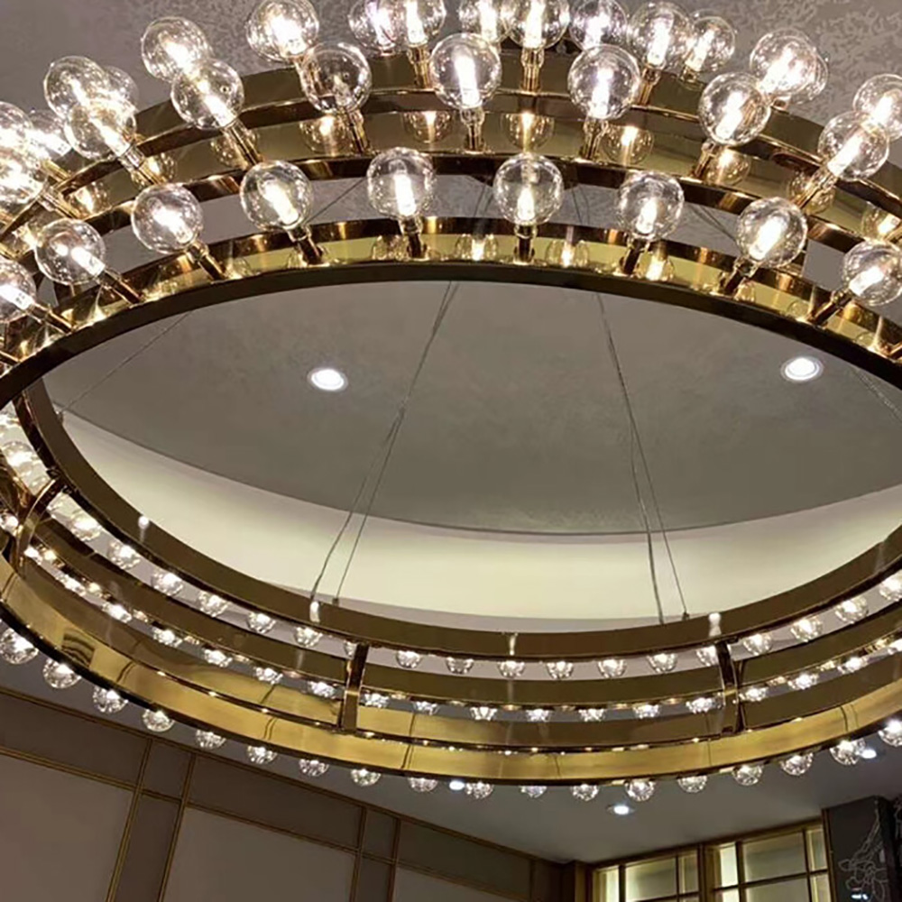 Modern hotel chandelier design professional customization service
