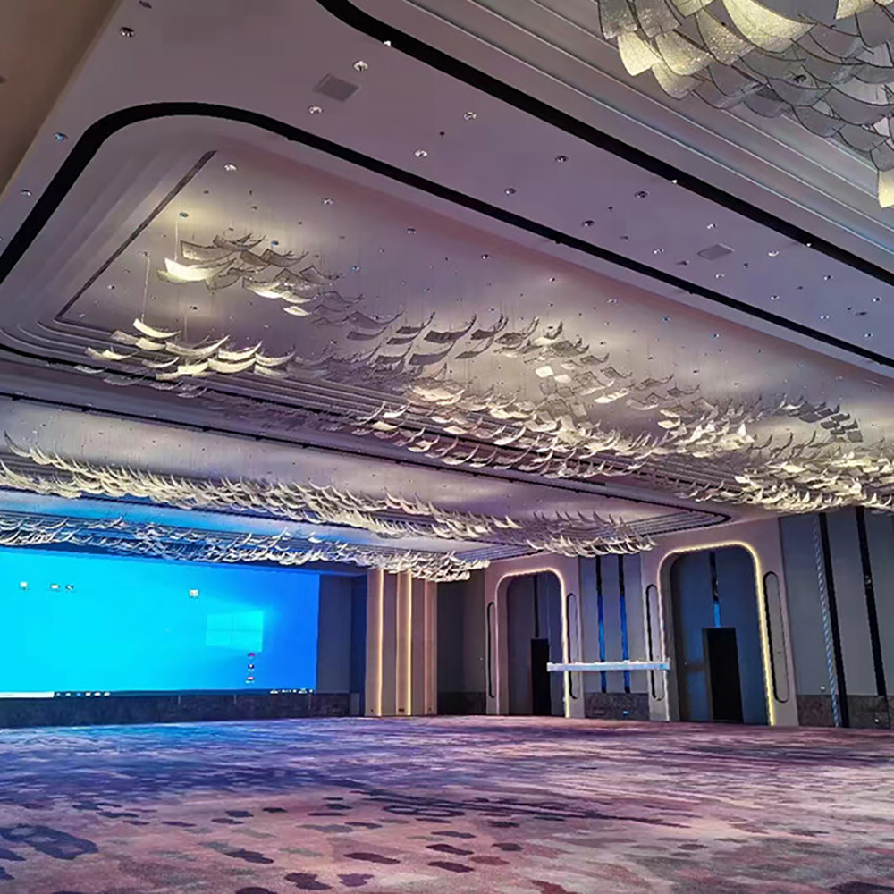 Modern hotel chandelier design professional customization service