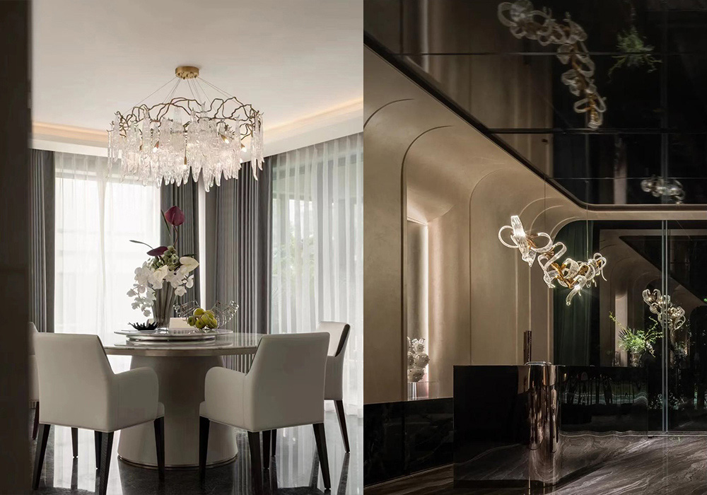 chandeliers and pendant lights