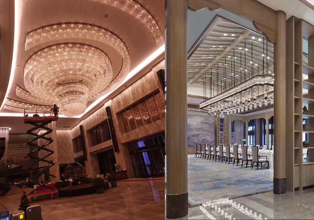 long chandeliers