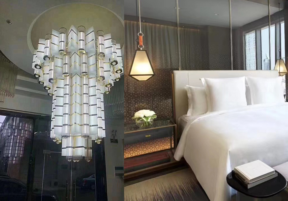 hotel lobby chandelier