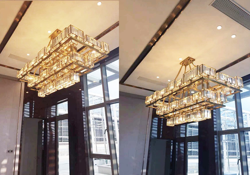 living room chandelier