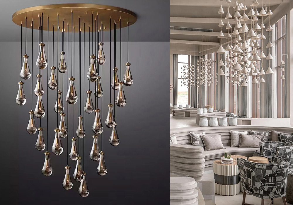 staircase chandelier