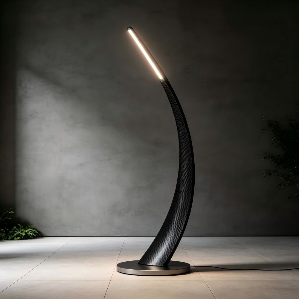 A Floor Lamp, Gently Creates a Cozy Atmosphere for Your Home