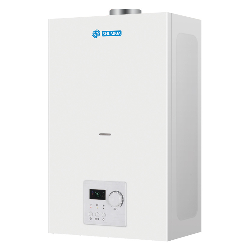 Veggfestur náttúrugas combi ketill fyrir húshitun