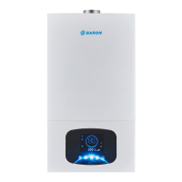 Wall-mounted Gas Boiler For Heating Combined With Water Heater