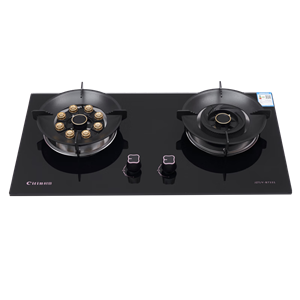 Black Tempered Glass Gas Stove JZT/Y-7331