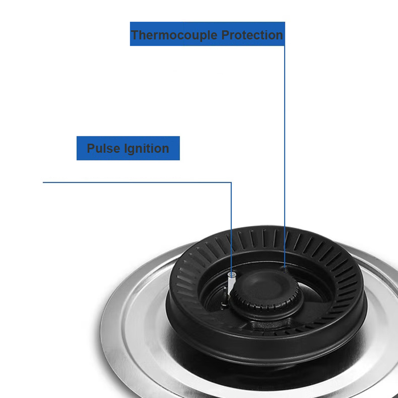 High Power Two Burner Gas Stove JZT/Y-B7320