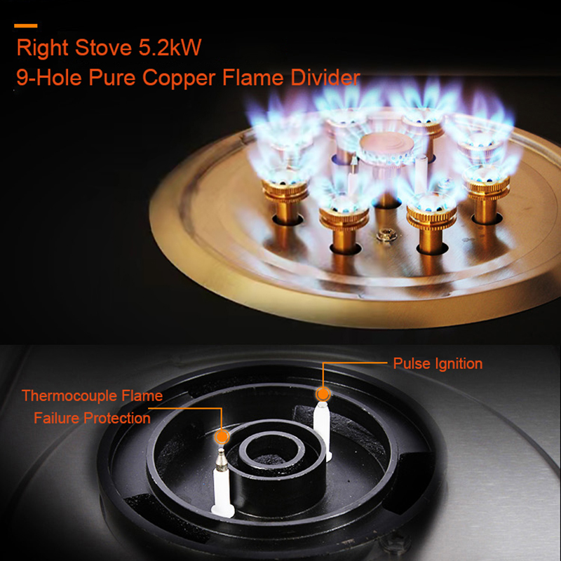 Durable And High Quality Gas Stove JZT/Y-B7658