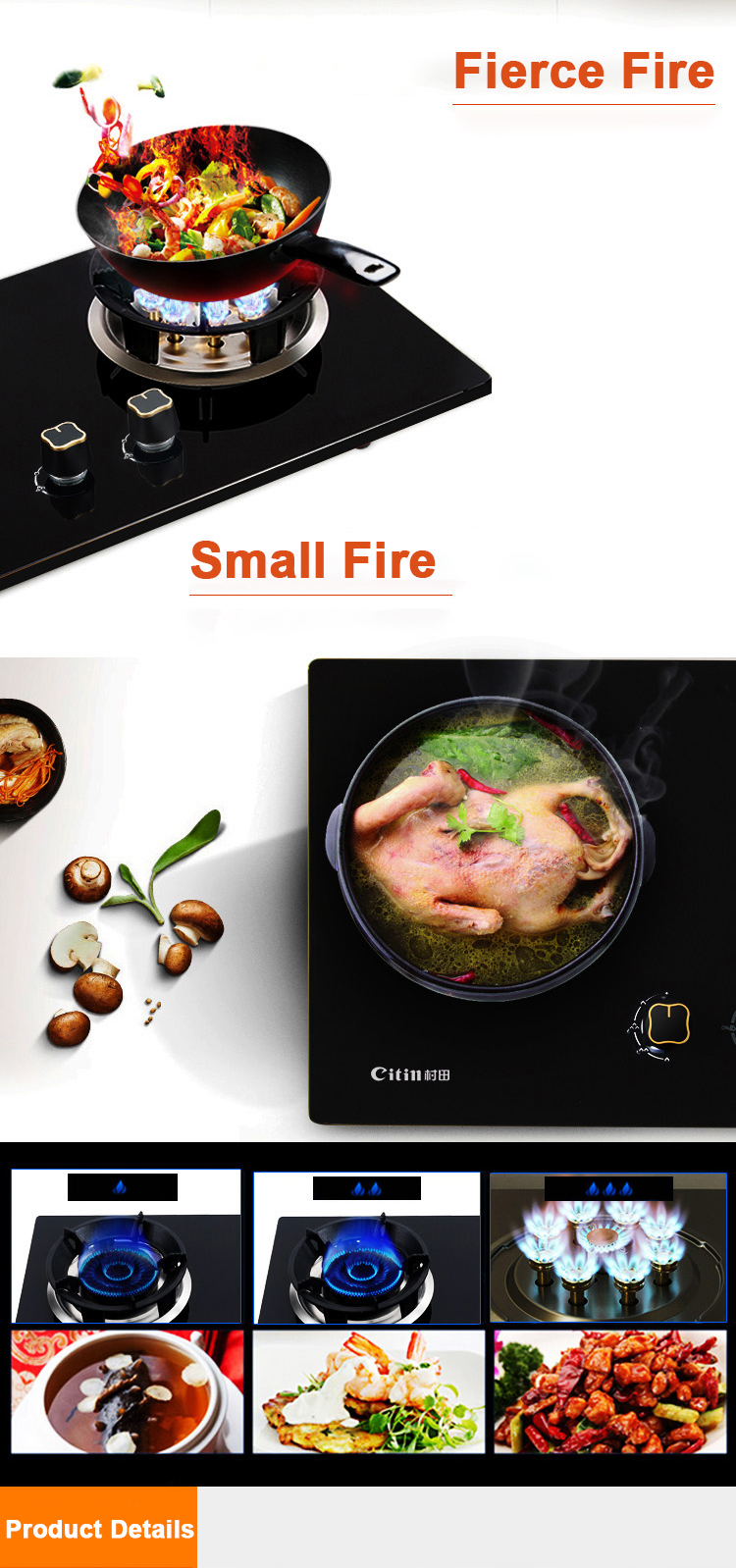 high quality gas stove